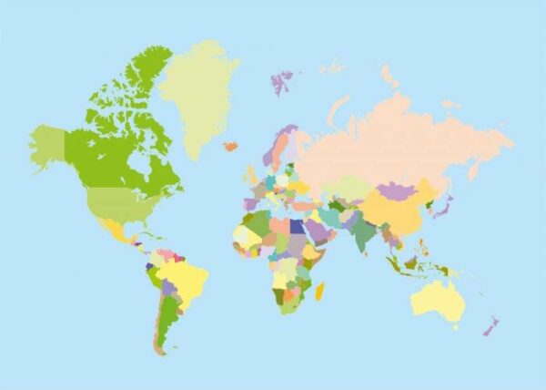 Японские панели Карта мира