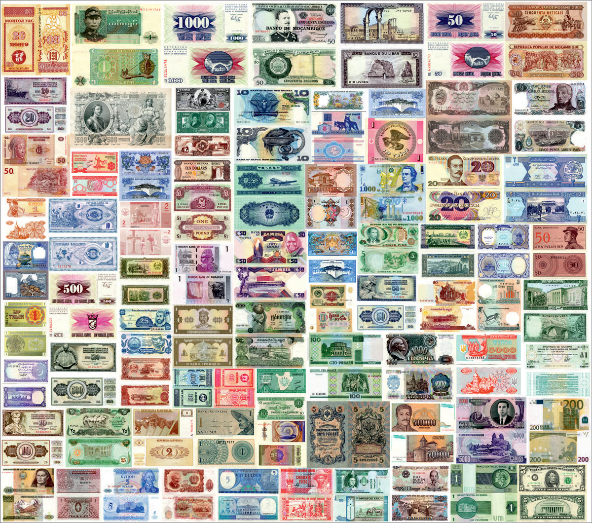 10 иностранных валют. Банкноты разных стран. Купюры различных стран. Купюры разных государств. Купюры других стран.